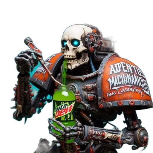 robot, weapon, bottle, concept art transparent PNG cut-out