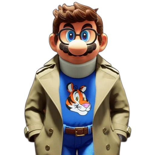 jacket, staff, mask, animal transparent PNG cut-out