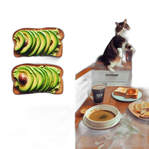 food, animal, photorealistic, 3d render transparent PNG cut-out
