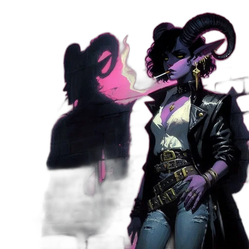 jacket, mask, staff, weapon transparent PNG cut-out