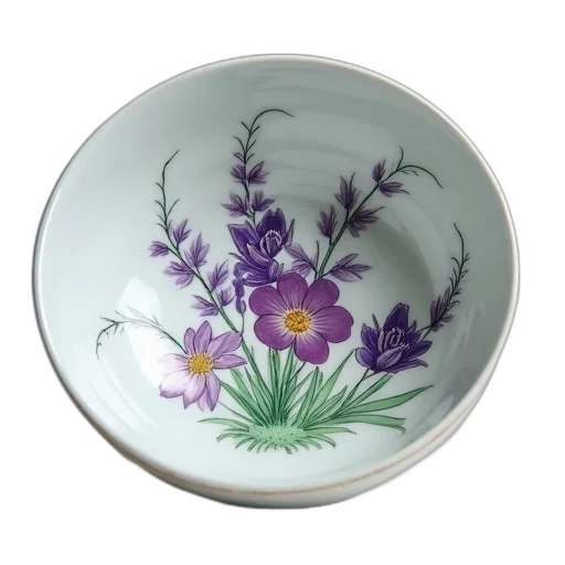 photorealistic, small, china, bowl transparent PNG cut-out