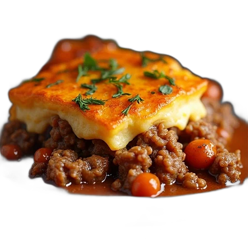 food, photorealistic, baked, beef transparent PNG cut-out
