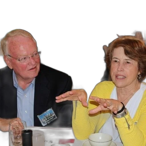 older, couple, table, man transparent PNG cut-out