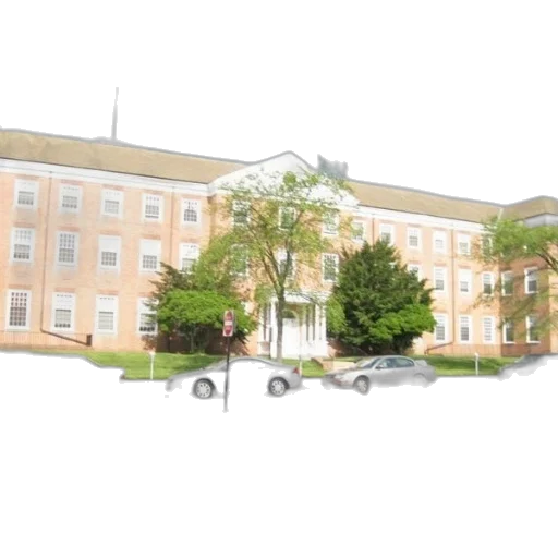 building, 3d render, photorealistic, brick transparent PNG cut-out