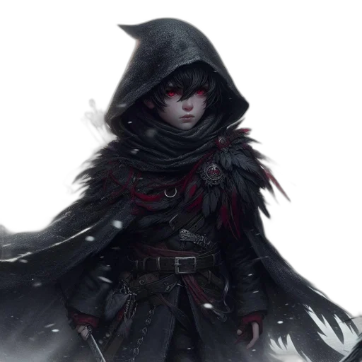 jacket, mask, weapon, sword transparent PNG cut-out
