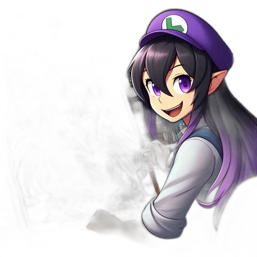 staff, hat, weapon, face transparent PNG cut-out
