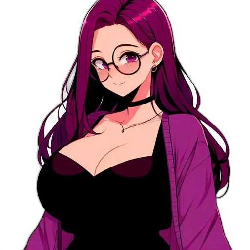 dress, jacket, staff, anime transparent PNG cut-out