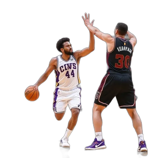pixel art, concept art, basketball, player transparent PNG cut-out