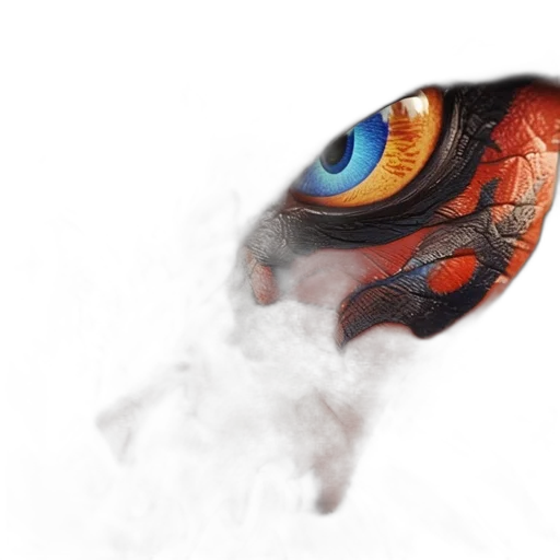 mask, dragon, face, creature transparent PNG cut-out