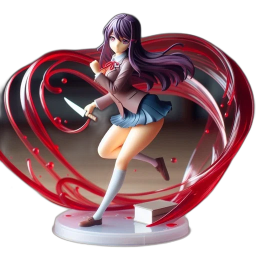 3d render, concept art, anime, animated transparent PNG cut-out