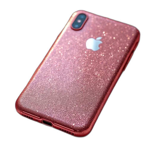 3d render, vaporwave, glittered, rose transparent PNG cut-out