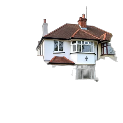 building, 3d render, photorealistic, white transparent PNG cut-out