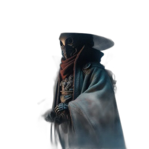 staff, mask, hat, face transparent PNG cut-out
