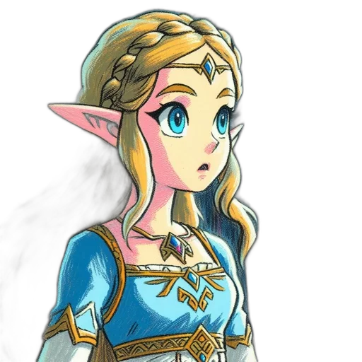 staff, dress, face, crown transparent PNG cut-out