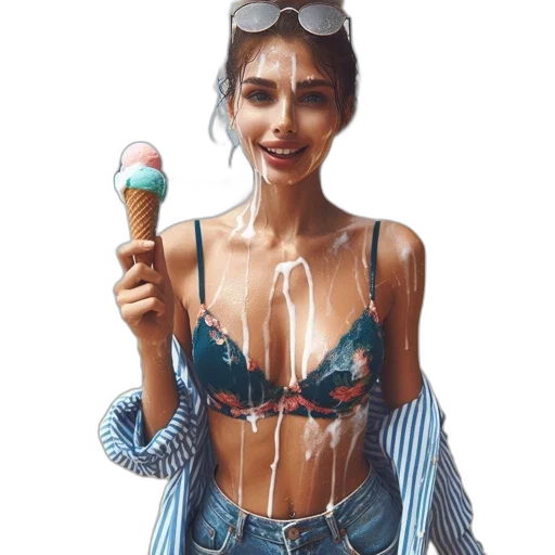 umbrella, food, jewelry, staff transparent PNG cut-out