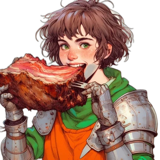 food, weapon, sword, face transparent PNG cut-out