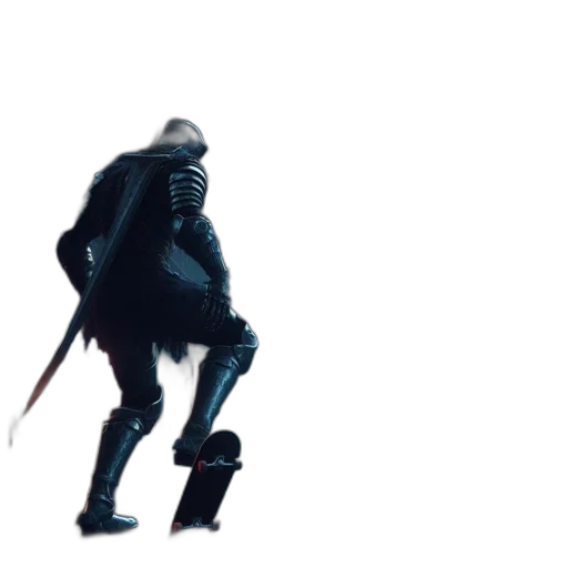 sword, weapon, jacket, robot transparent PNG cut-out
