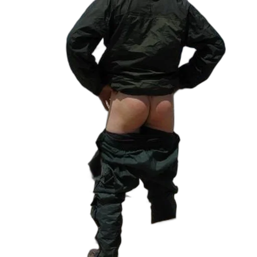 jacket, staff, creature, person transparent PNG cut-out