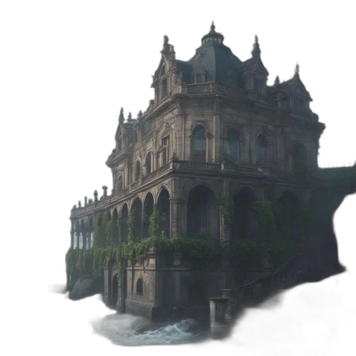 building, crown, dragon, creature transparent PNG cut-out
