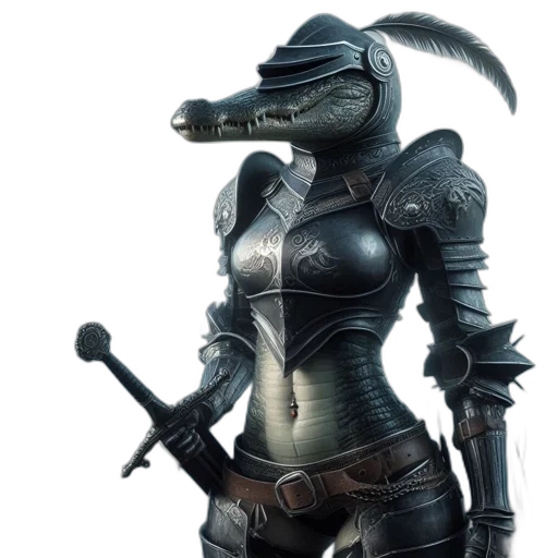dragon, robot, mask, staff transparent PNG cut-out