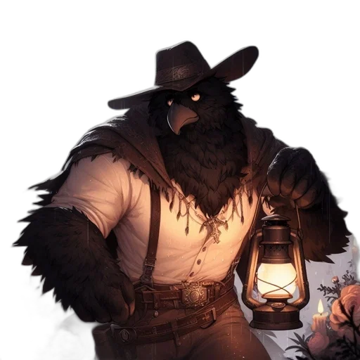 hat, staff, animal, mask transparent PNG cut-out