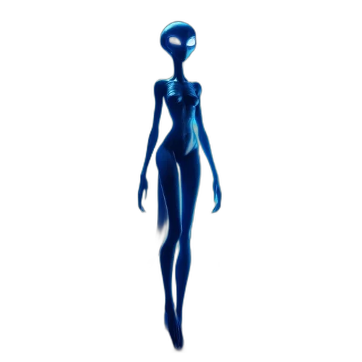 robot, dress, creature, staff transparent PNG cut-out