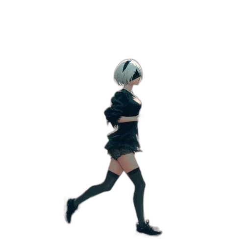 dress, robot, creature, weapon transparent PNG cut-out