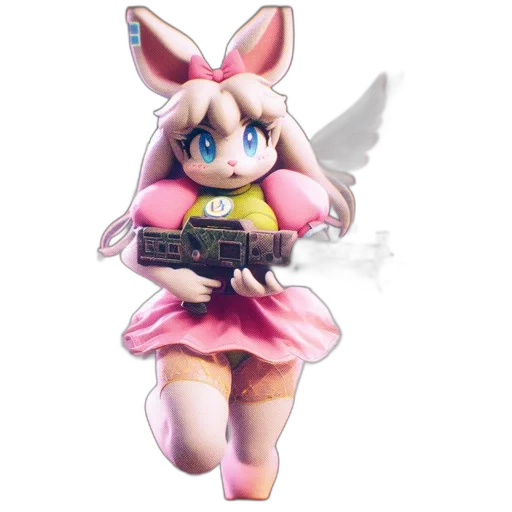 weapon, dress, staff, animal transparent PNG cut-out