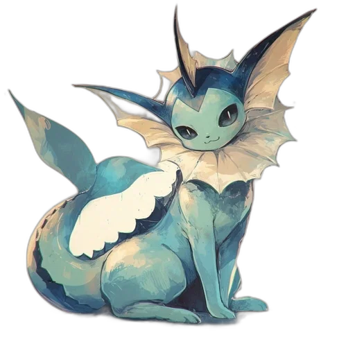 dragon, creature, staff, animal transparent PNG cut-out