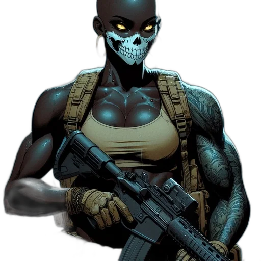 weapon, comic book art, concept art, pixel art transparent PNG cut-out