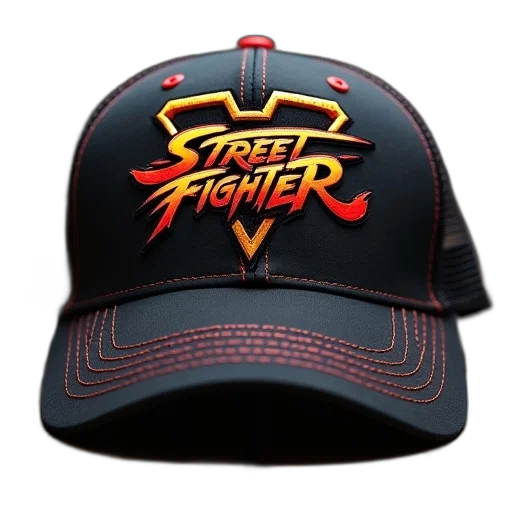 hat, 3d render, street, fighter transparent PNG cut-out