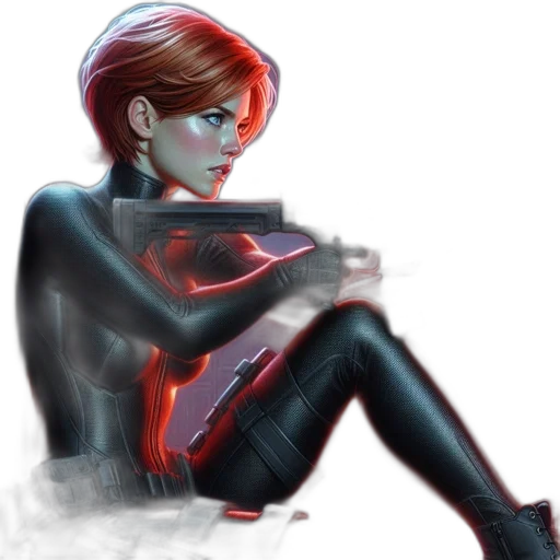 robot, jacket, cyberpunk, concept art transparent PNG cut-out
