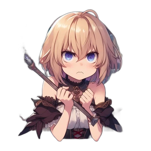 weapon, staff, sword, dragon transparent PNG cut-out