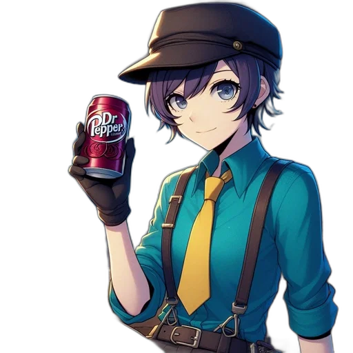 bottle, food, hat, staff transparent PNG cut-out