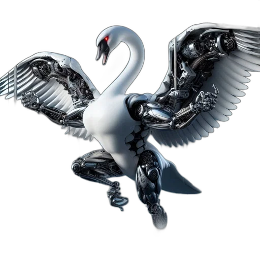 dragon, robot, animal, 3d render transparent PNG cut-out