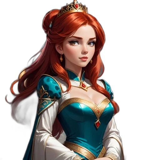 crown, dress, jewelry, staff transparent PNG cut-out