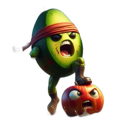 staff, creature, food, concept art transparent PNG cut-out