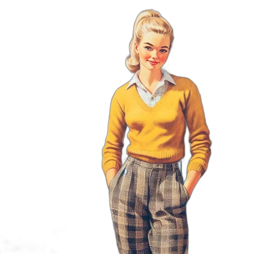 jacket, dress, staff, face transparent PNG cut-out