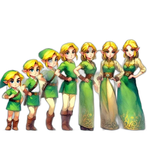 dress, crown, weapon, staff transparent PNG cut-out