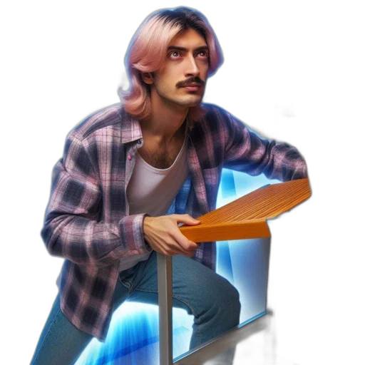 furniture, robot, staff, jacket transparent PNG cut-out