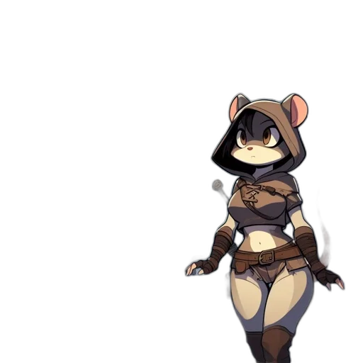 staff, animal, creature, hat transparent PNG cut-out
