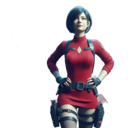 dress, jacket, concept art, 3d render transparent PNG cut-out