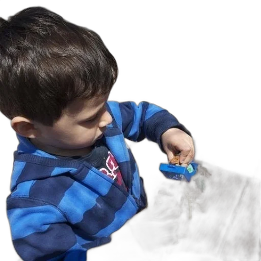 bottle, young, child, blue transparent PNG cut-out