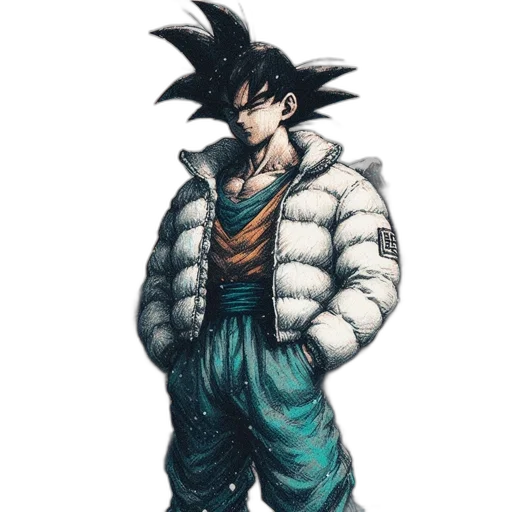 jacket, animal, concept art, pixel art transparent PNG cut-out
