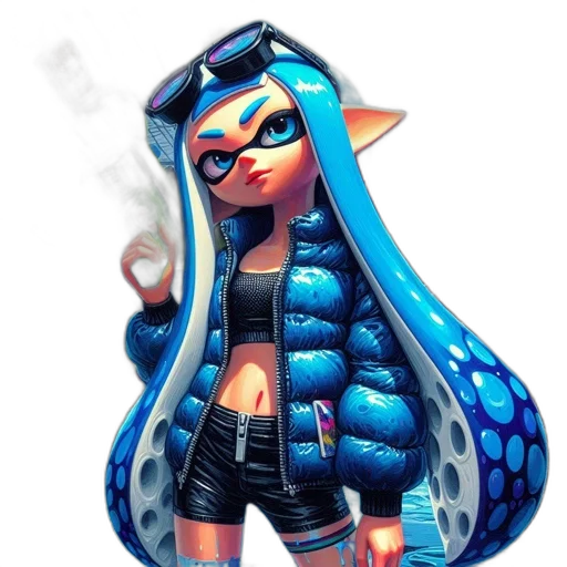 jacket, dress, weapon, concept art transparent PNG cut-out