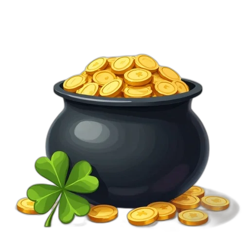 food, jewelry, green, stylized transparent PNG cut-out