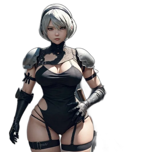 robot, mask, weapon, dress transparent PNG cut-out