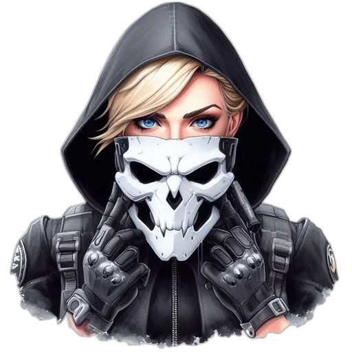 mask, face, jacket, weapon transparent PNG cut-out