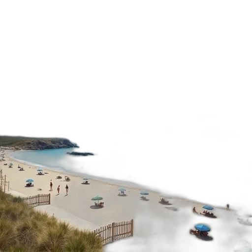 photorealistic, 3d render, concept art, beach transparent PNG cut-out