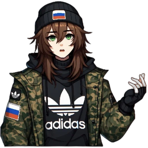 jacket, hat, weapon, face transparent PNG cut-out